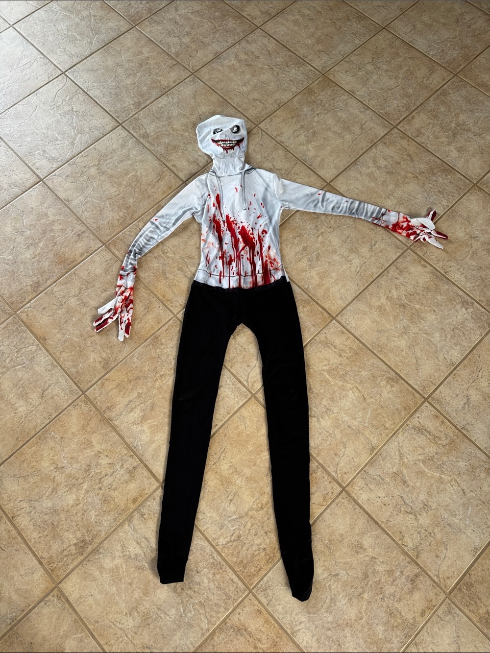Morphe White & Black Bloody Ghost One-Piece Costume